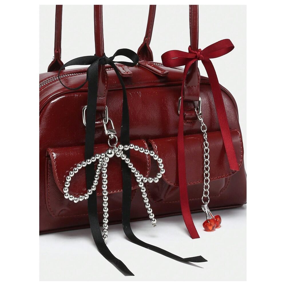 3198 Y2k Bow Coquette Purse Kawaii Shoulder Bag Cute Aesthetic Japanese Bag - Picture 4 of 7